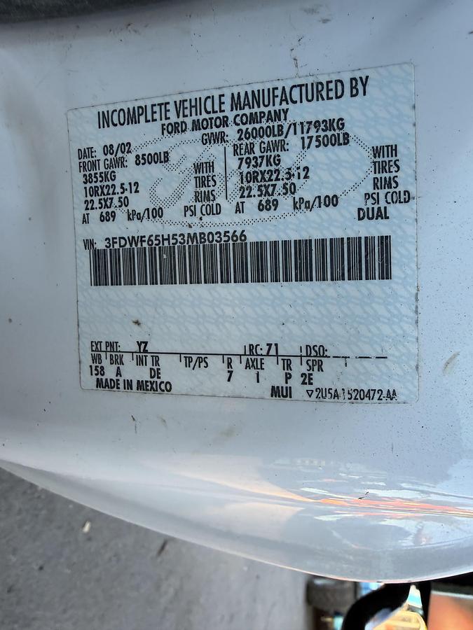 Used 2003 FORD F650