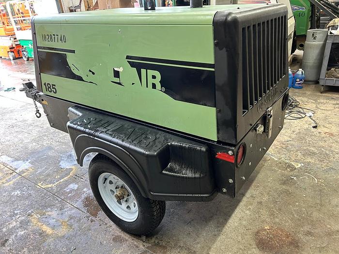 Used SULLAIR 185D AIR COMPRESSOR