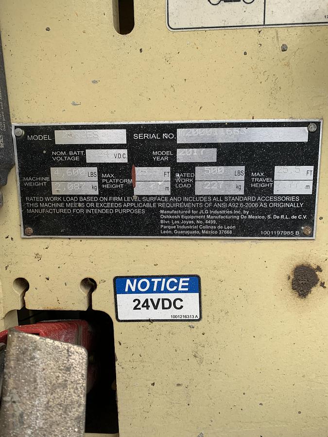 Used 2017 JLG 2632ES