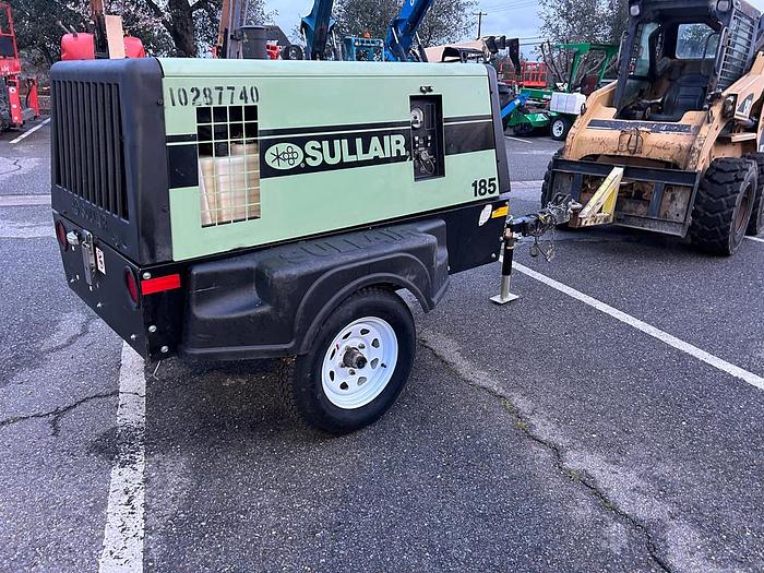 Used SULLAIR 185D AIR COMPRESSOR