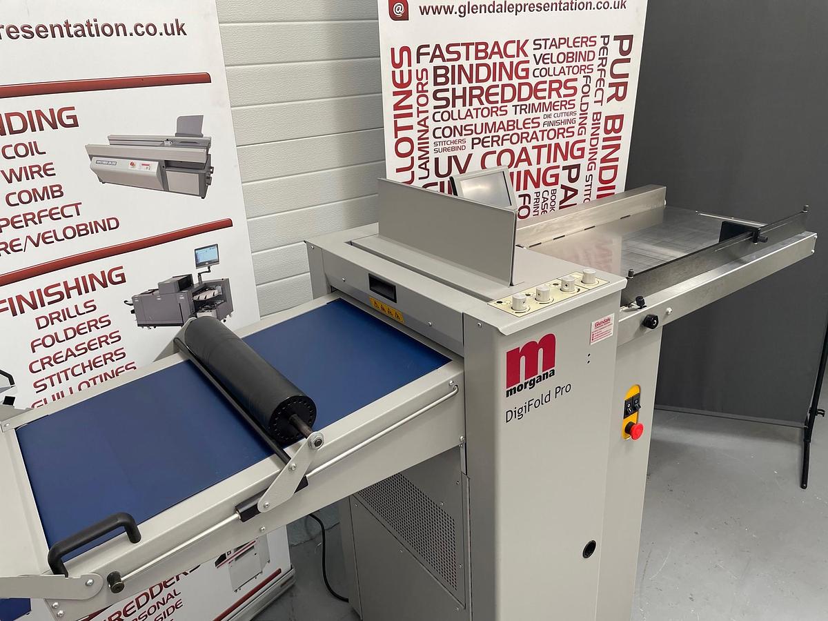 Used Morgana DigiFold Pro - Creaser Folder