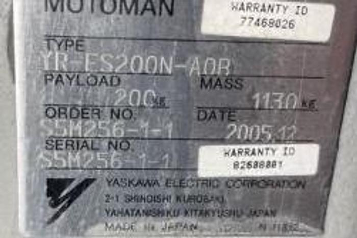 Used 2006 YASKAWA MOTOMAN YASKAWA MOTOMAN ES200N
