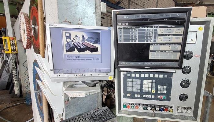 Gebraucht Fickert & Winterling  PFE 80 CNC 5 Achs Brückensäge 400 - 1200mm Ø