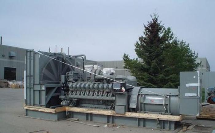 3 MW 2012 New MTU 20V4000G83L Diesel Generator Set