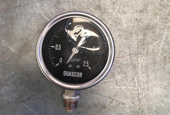 Guascor Radial Pressure Gauge 0-2.5 bar