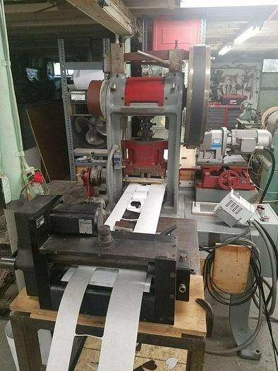 Used Die Cutting Stamping Press with Rapid Servo Stock Feed Automatic Diecut