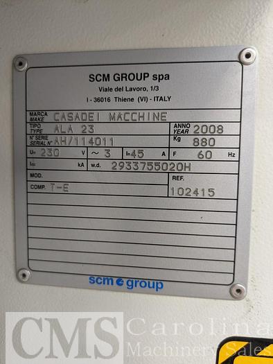 Used 2008 Casadei ALA 23 Edgebander