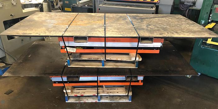 Used AMERICAN ET2001, 4,400 LB. 4' X 8' SCISSOR-LIFT