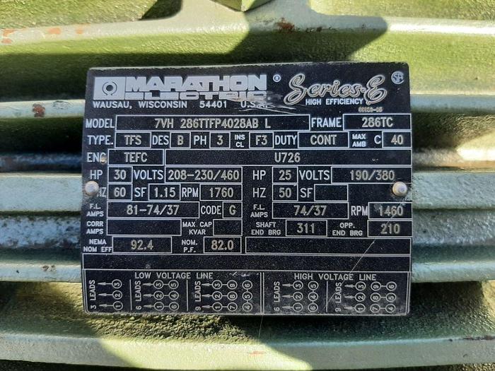 Used Pump, Hydraulic, 30 HP, Hi-Power, Power Pack, 25 GPM #S744829