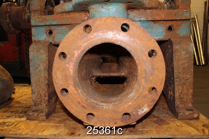 Used Goulds 3405 Pump, 6x8x14, Double Suction Split Case Pump #25361