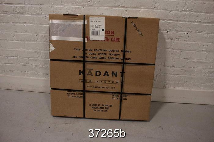 Used Kadant Doctor Blade, DST Yellow Poly, .025"x3x131 #37265