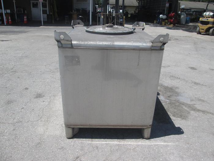 Used 350 Gallon Stainless Steel Liquid Storage Tank