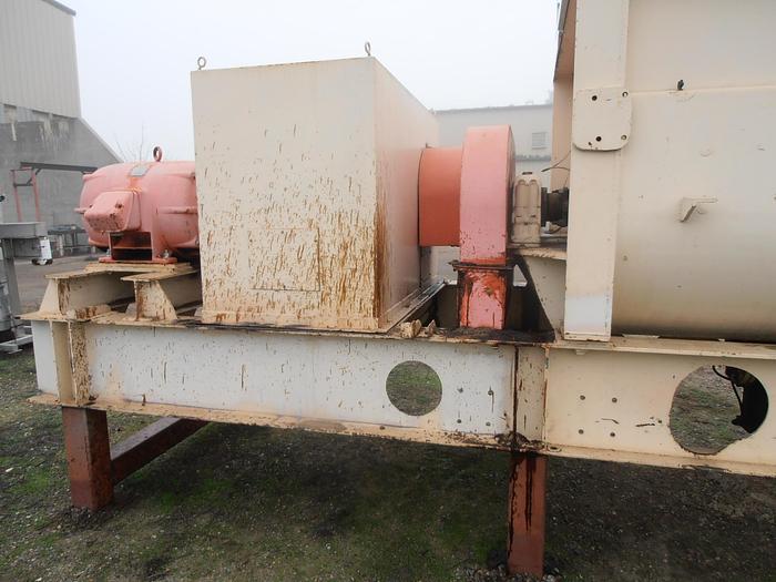 Used Mixer, Pug, 6' X 6' X 5', Dual Shaft, C/st, 100 HP, McCarter #L739449