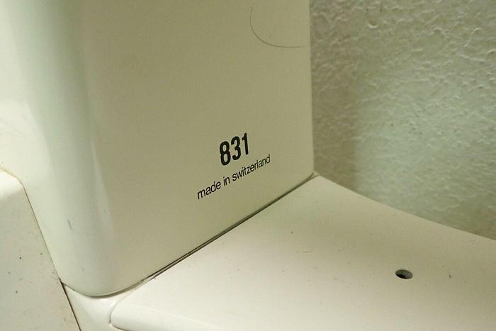 Used Bernina Model 831 Switzerland Sewing Machine with Red Case