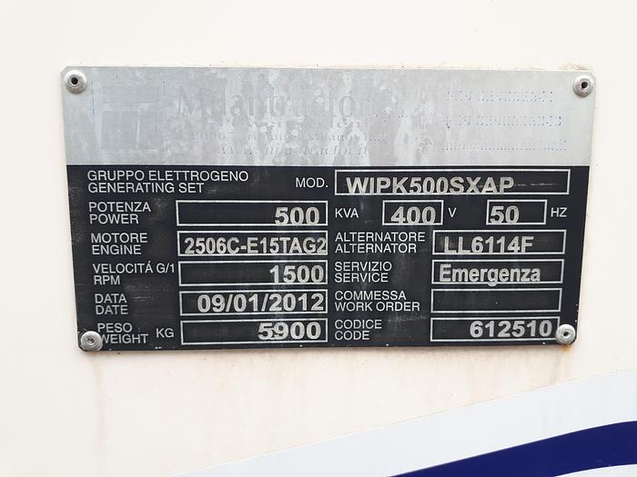 Used 2010 FG Wilson P500P2