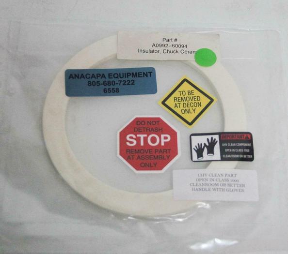 AMAT Applied Materials A0992-60094 Wafer Chuck Insulator Ceramic 125mm NEW (6558