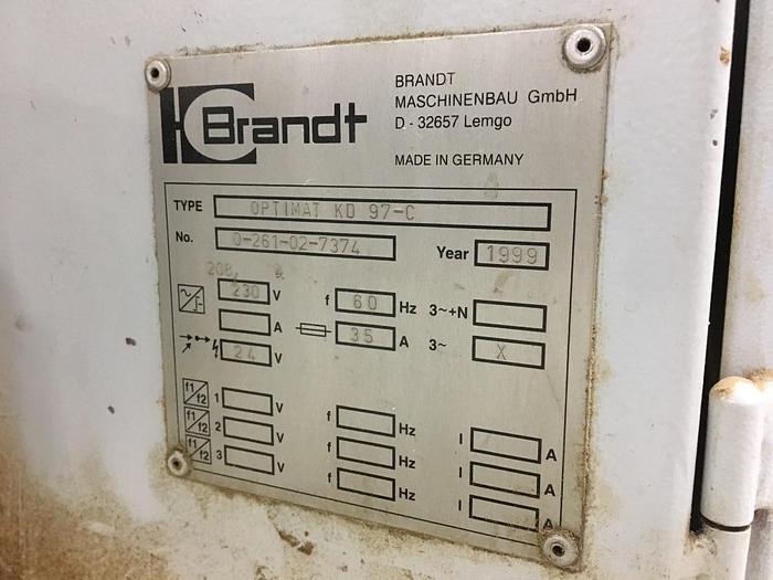 Used Brandt Optimat KD-97-C Edgebander