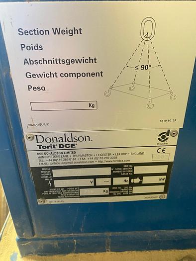 Used 2002 Donald Torit Unimaster UMA 750 / UMA 758V