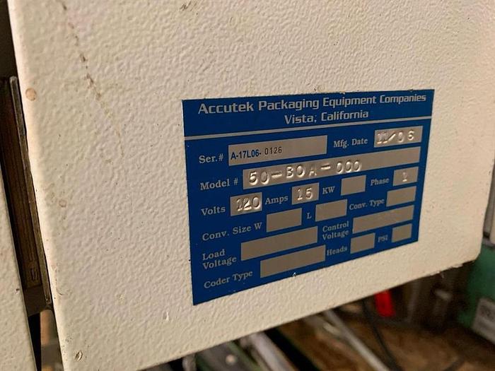 Used Accutek 50-BOA bulk bottle unscrambler