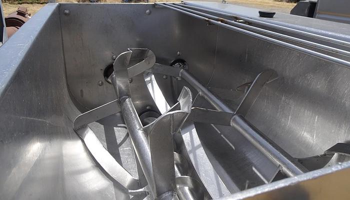 Used Mixer, Paddle, 15 CF, S/st, Dual Shaft, Meat, Grinder #S743053
