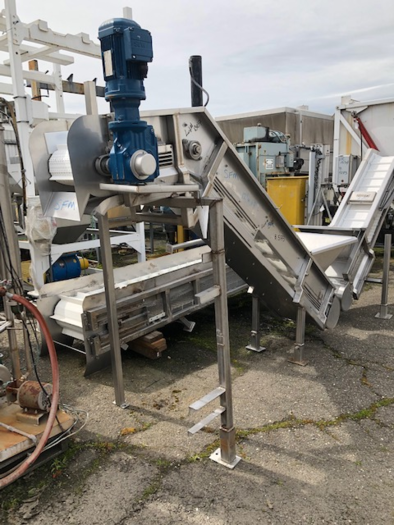 Used Intralox Flighted Belt Elevator