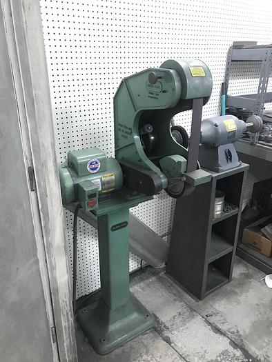 Used Burr King 760 3 Wheel Belt Grinder 2" x 60" #6560