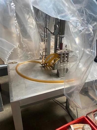 Used Filler, Vacuum, 3-Head, S/st, Inline, 3 Ounces #S744552