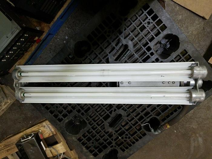 Used American Electric XFM244ES12G EXPLOSION PROOF FLUORESCENT paint, wet, salt water
