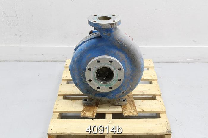 Used Goulds 3196 3x4x13, CD4M Casing, 6-Vane SS Impeller #40914