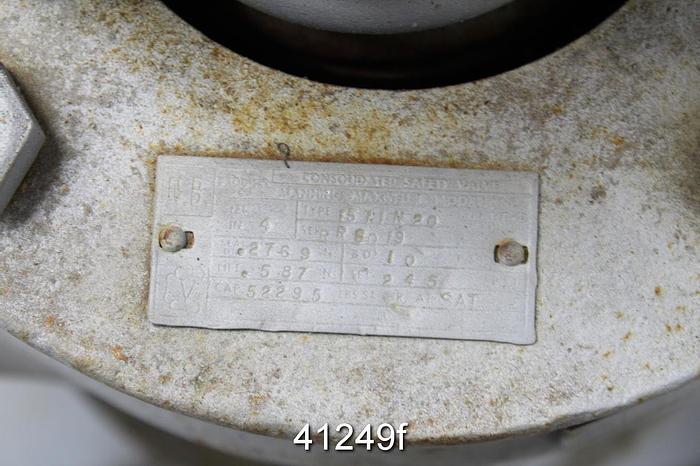 Used Consolidated 6x4 Pressure Relief Valve #41249