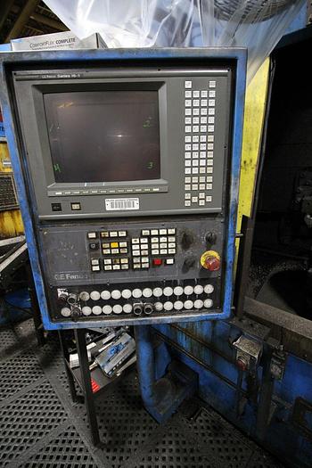 Used SAGINAW MACHINE SYSTEMS TWIN SPINDLE VERTICAL CNC TURNING CENTER