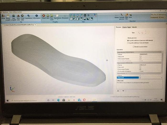 INSELLATRICE SAGOMATRICE SVASATRICE AUTOMATICA PER SUOLE - AUTOMATIC SHAPING FLARING MACHINE