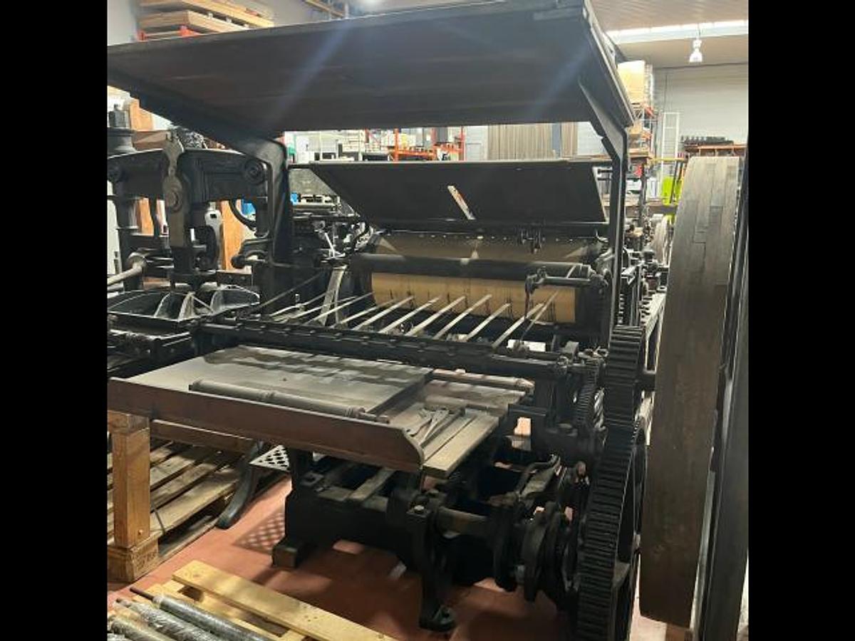 D'occasion 1910 Presse marge à main " A.VANDERBORGHT-DUMONT" Machine de musée