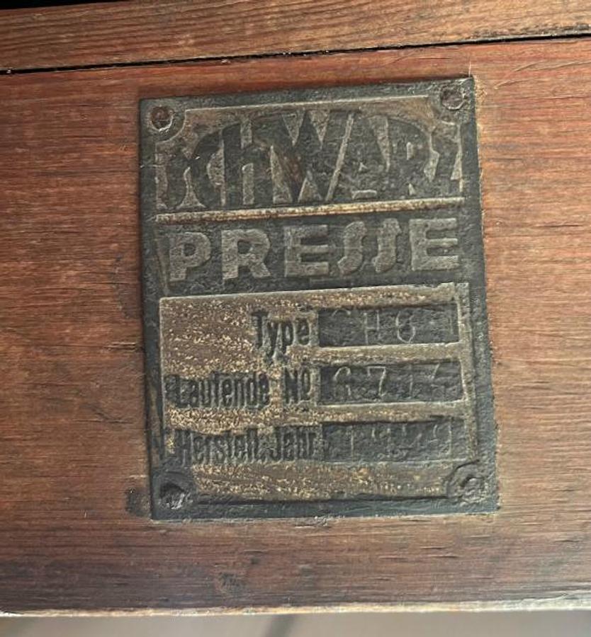 D'occasion 1929 chassis plaques machine de musée