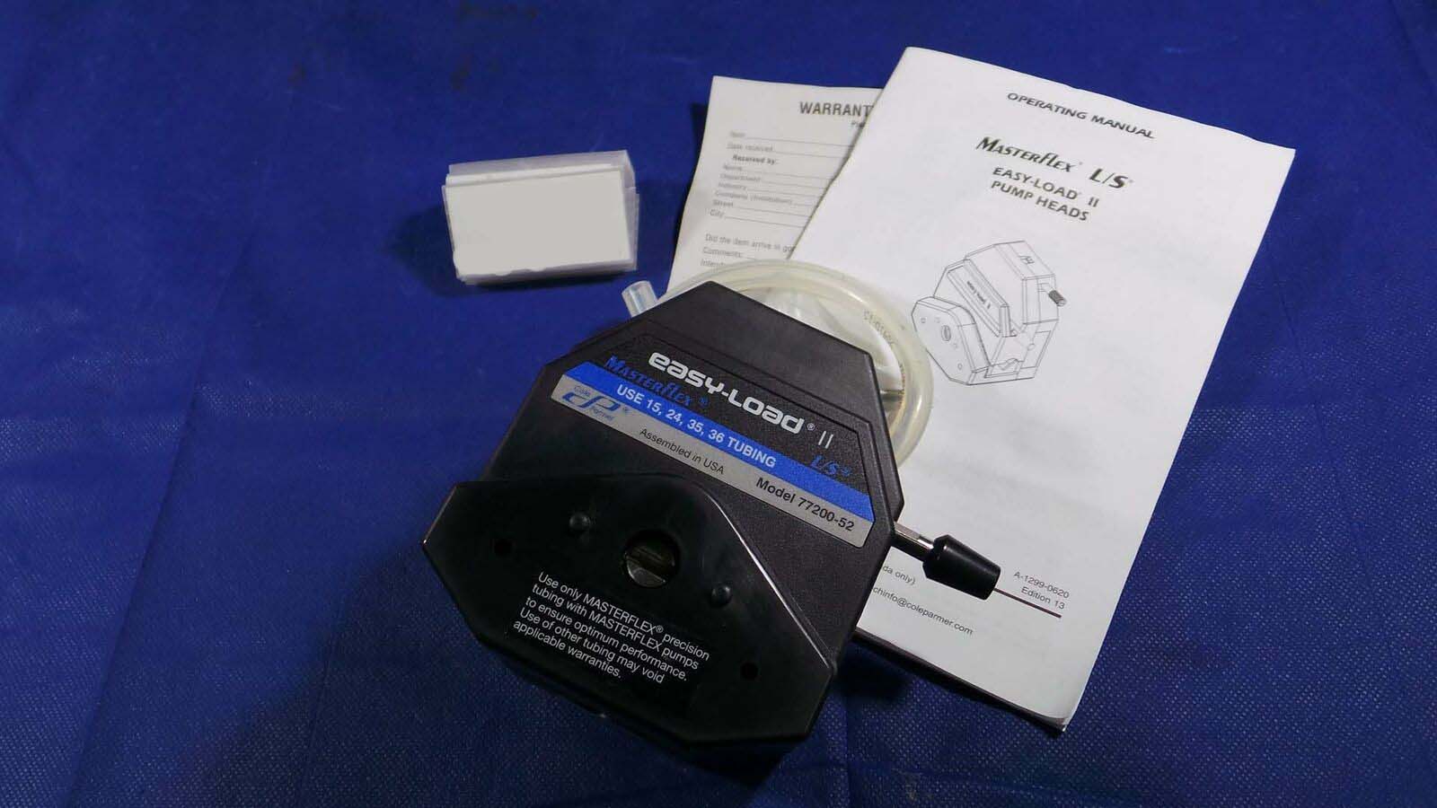 Used Master Flex 77200-52 Pump, Easy - Load II Pump CRS HEAD L/S