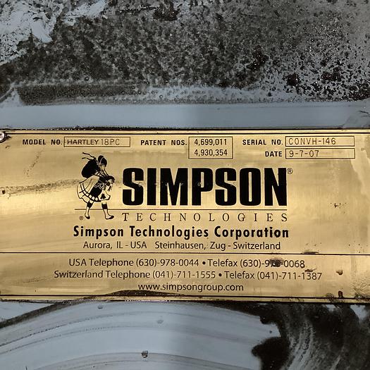 Used HARTLEY COMPACTABILITY CONTROLS