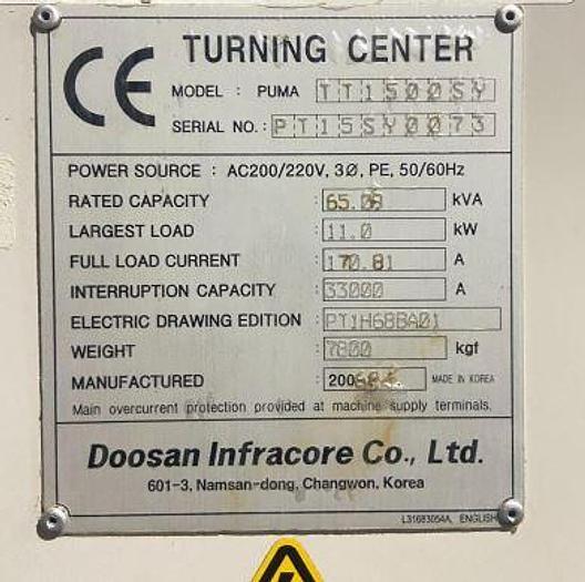 Used 2007 Doosan Puma TT15800SY