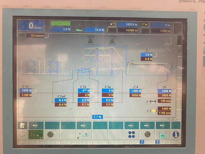 Gebraucht Benninger BEN-SIZETEC Schlichtmaschine, Baujahr 2001, 200cm