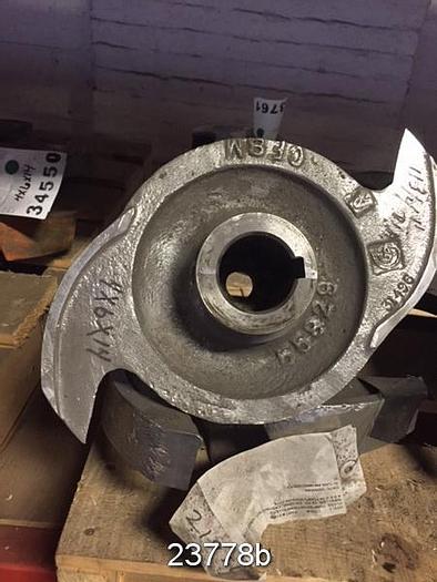 Used Goulds 3175 Impeller, 3175S, 4x6x14, 11.75" Diameter, 2-Vane #23778