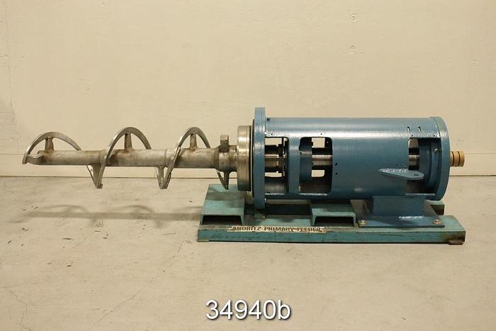 Refurbished Andritz 486-12 Topwinder Feeder Screw, 12.375" Outer Diameter Lead, 42" Length, 84" Overall #34940