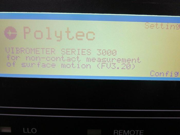 Used Polytec, OFV 3001, Vibrometer Controller, (X 4),For Parts &/Or Repair,NO RETURNS