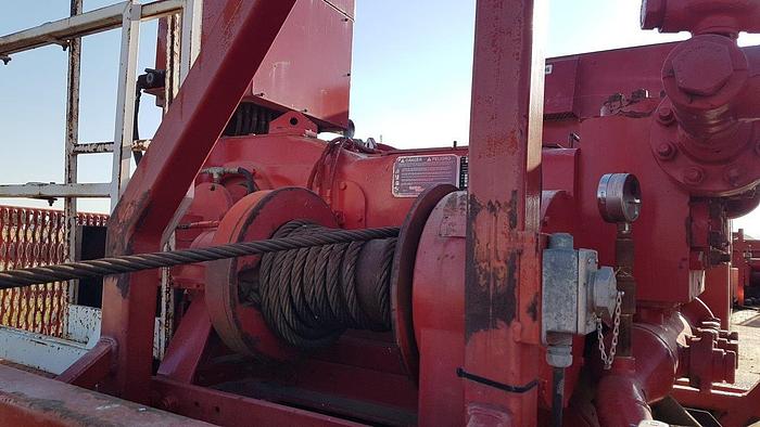 Used 1987 Pacific 4 Axle Carrier Style Oilfield Pump / Kill Truck