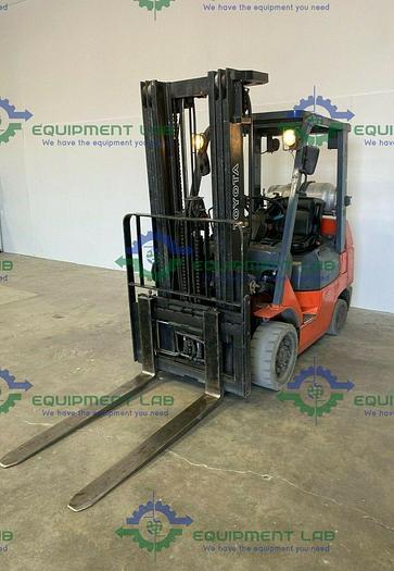Used 2002 Toyota 7FGCU30 Forklift 5100 LB Capacity 187" Max Height 3-Stage Mast 4800 Hours