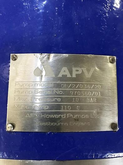 Refurbished APV lobe rotor pump, type CL-2-036-20