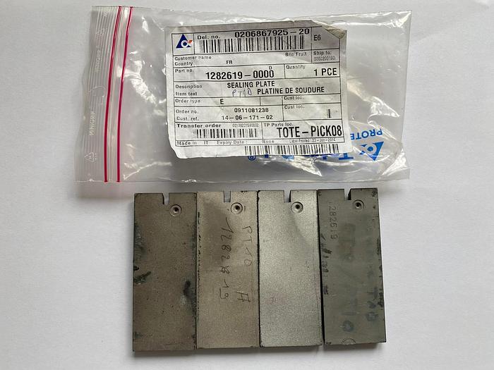 Tetra Pak Spare Parts Sealing Plate Part No. 1282619-0000