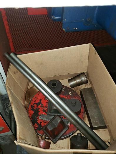 Used 75 Ton, Used Dake Sliding Ram Electric/Hydraulic H-Frame Press. With guards.