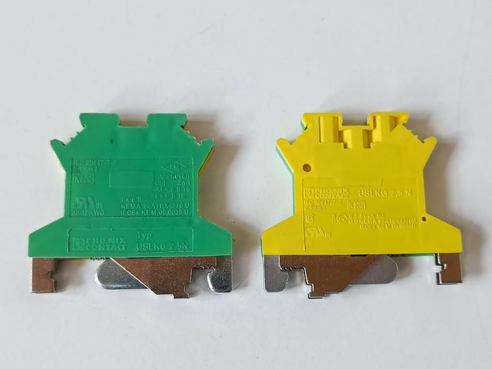 40 Stk. Schutzleiter Reihenklemmen, ULSKG 2,5 N, Phönix neu