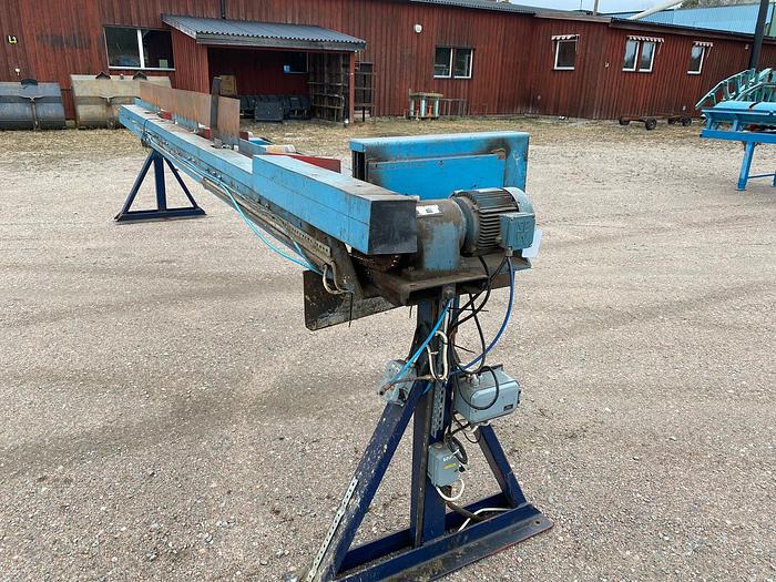 Used Roller conveyor with side pushers