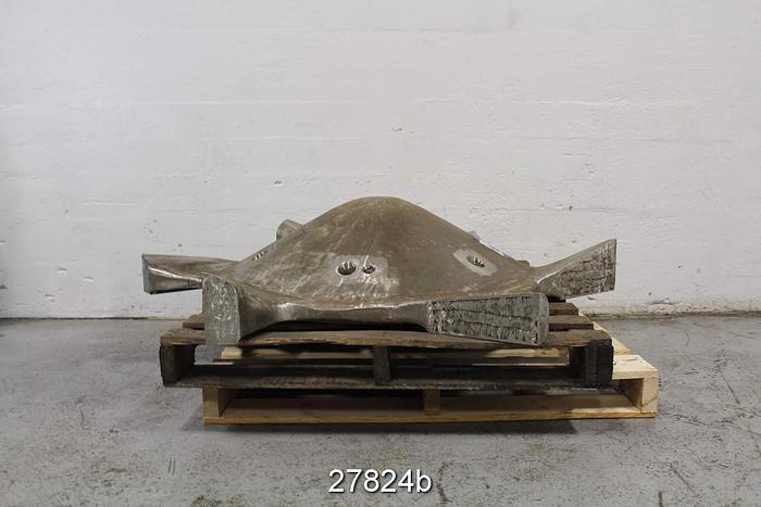 Refurbished Beloit SHARK 58" Diameter Beloit Series 4000 One-Piece Shark Rotor, New Or Rebuilt, 410 Stainless Steel #27824