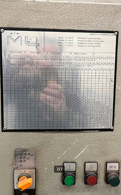 Used Darley EHP 110 31/25 - Press Brake - 1991